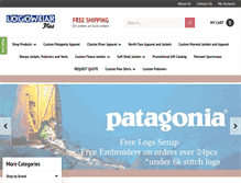 Tablet Screenshot of logowearplus.com